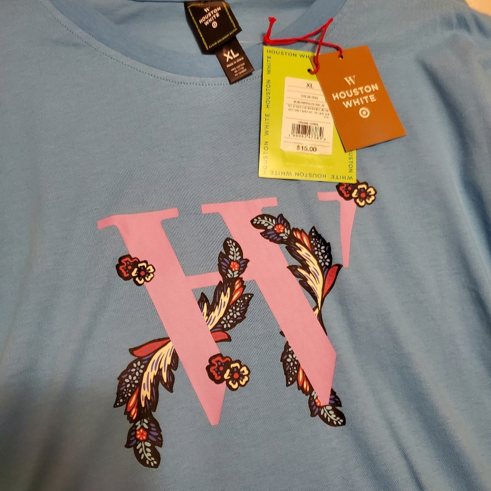 Houston White T shirt